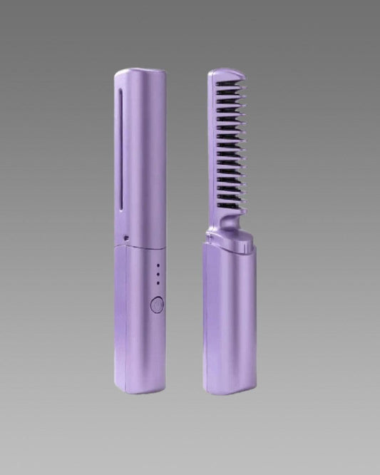 Meneflix Cordless Mini Hair Straightener – Portable & Rechargeable