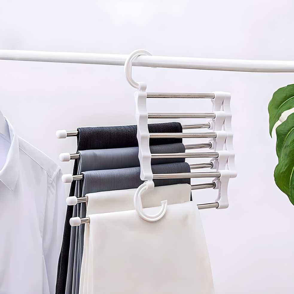 Foldable & Rotatable Closet Hanger