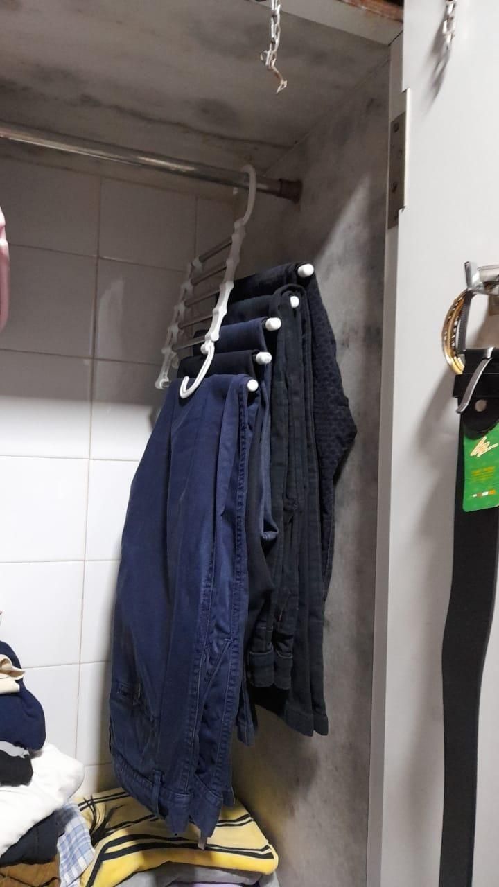 Foldable & Rotatable Closet Hanger