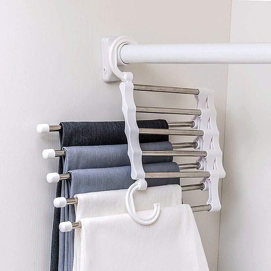 Foldable & Rotatable Closet Hanger