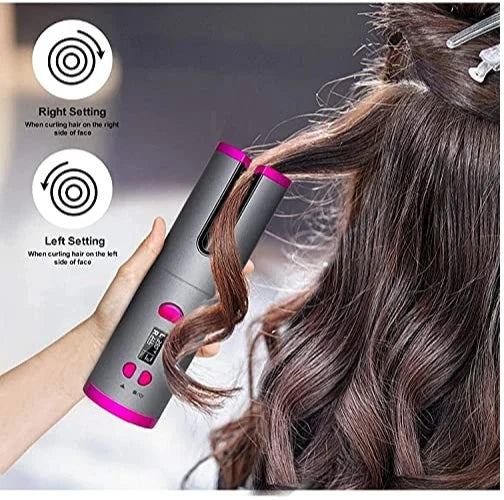 Cordless Hair Curler - "Effortless Curls, anywhere!" 💫🎀