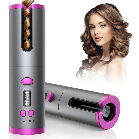 Cordless Hair Curler - "Effortless Curls, anywhere!" 💫🎀